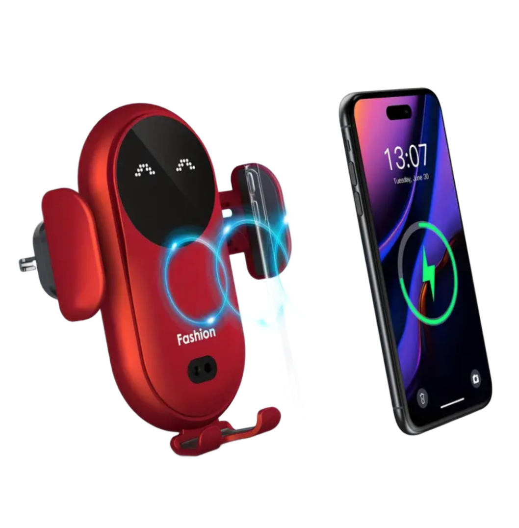 Wireless Fast Charging Vent Mount Smart Sensing Auto Grip Phone Mount